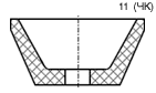 круги шлифовальные чашечные конические 11 (ЧК)