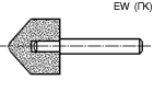 шлифовальные головки конические EW (ГК)